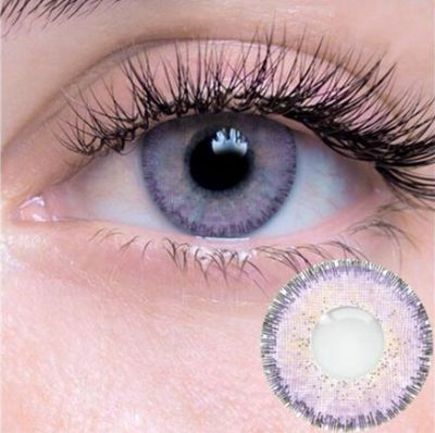 3 Tone Violet Contact Lenses