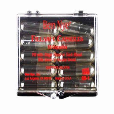 10 Gelatin Blood Capsules (Empty)