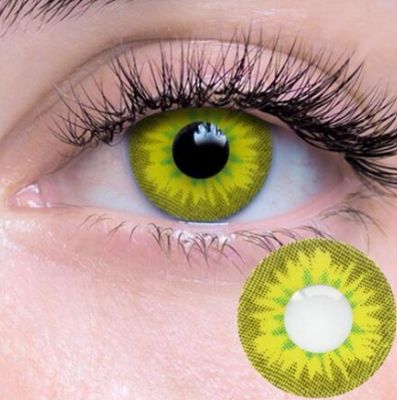 Green Mad Hatter Contact Lenses