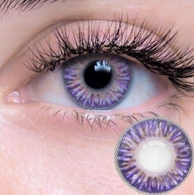 Sparkle Amethyst Contact Lenses