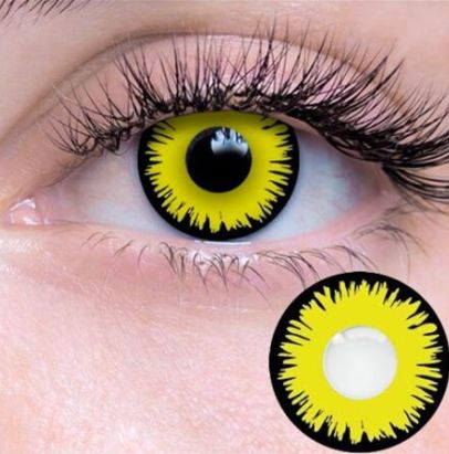 Angelic Yellow Contact Lenses