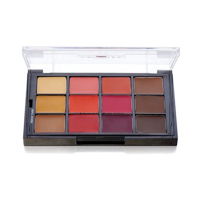 Studio Color Blush + Contour (Olive-Brown) .74oz/21gm., 12 Colors