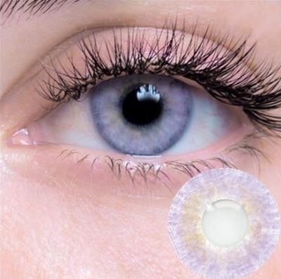 2 Tone Violet Contact Lenses
