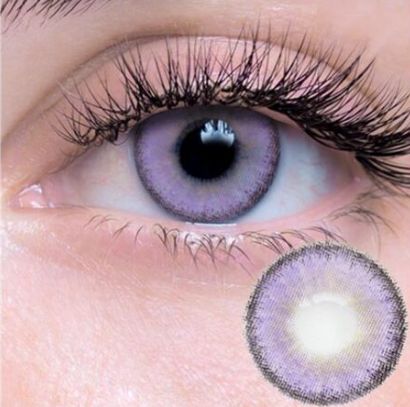 Glimmer Violet Contact Lenses
