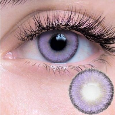 Glimmer Violet Contact Lenses