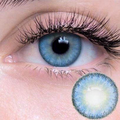 Glimmer Blue Contact Lenses