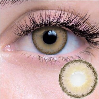 Glimmer Hazel Contact Lenses