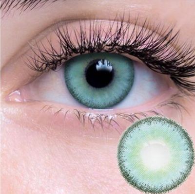 Glimmer Aqua Contact Lenses