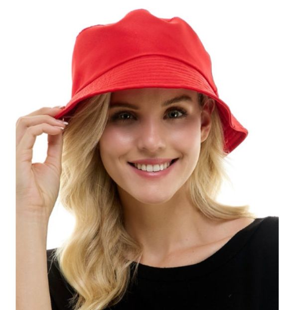 Red Bucket Hat