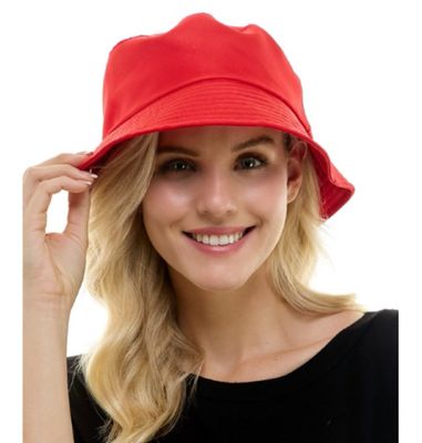 Red Bucket Hat