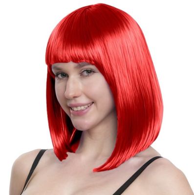 Red Long Bob Wig