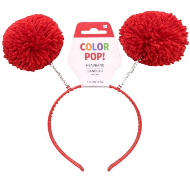 Red Pom-pom Head Bopper