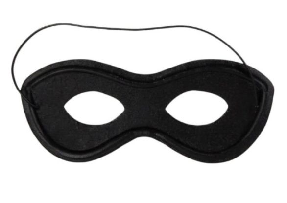 Black Superhero Mask