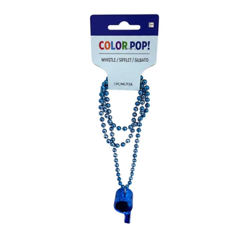 Blue Whistle Necklace