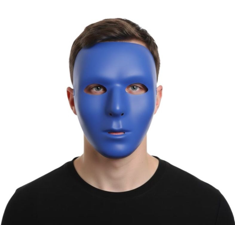 Blue Full Face Mask