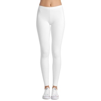 White Adult Footless Tights