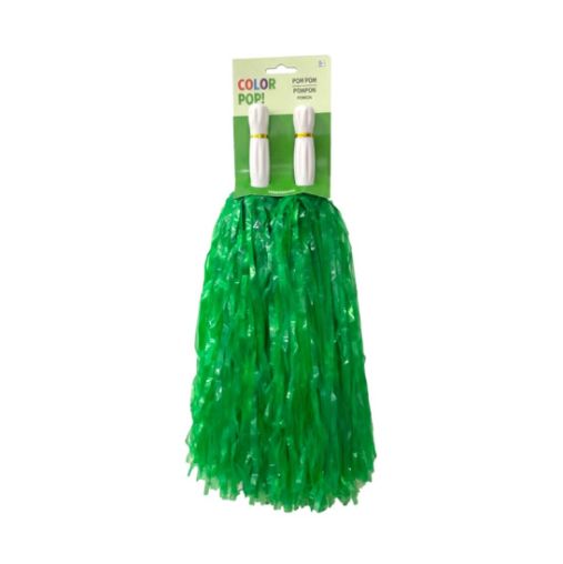 Green Pom-poms, 2ct