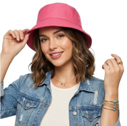 Pink Bucket Hat