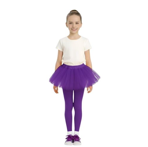 Purple Child Footless Tights