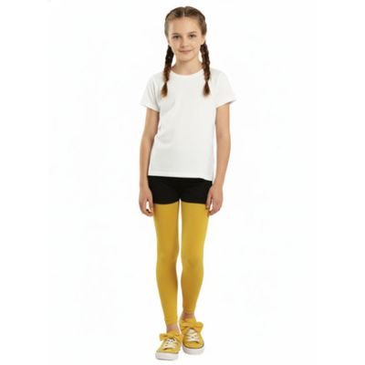 Child Gold Footless Tights