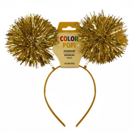 Gold Pom-pom Head Bopper