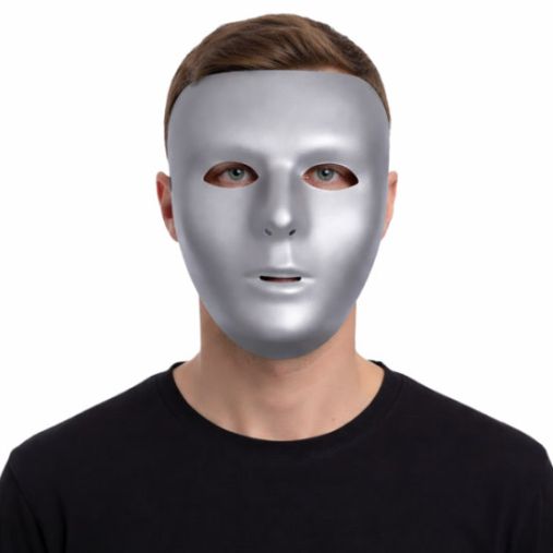Silver Full Face Mask