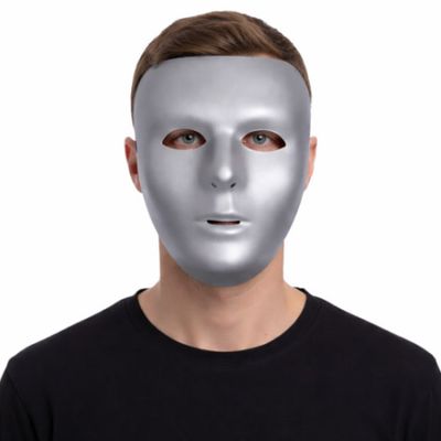 Silver Full Face Mask