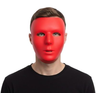 Red Full Face Mask