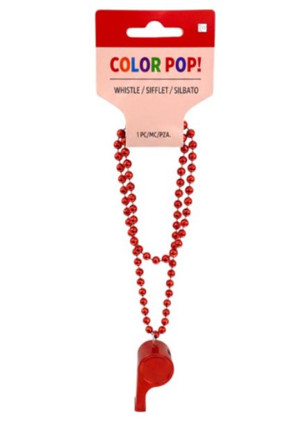 Red Whistle Necklace