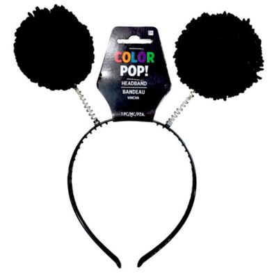 Black Pom-pom Head Bopper