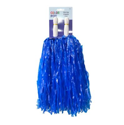 Blue Pom-poms, 2ct