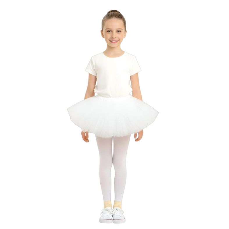 White Child Footless Tights