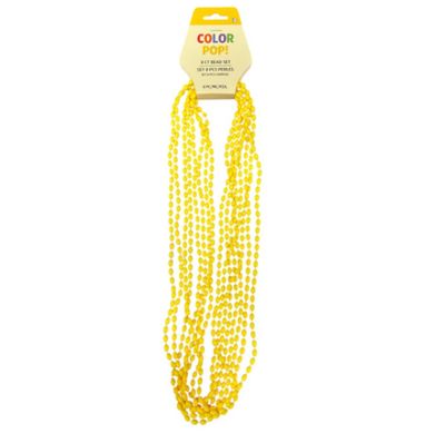 Yellow 30 inch 8ct Oval Beads