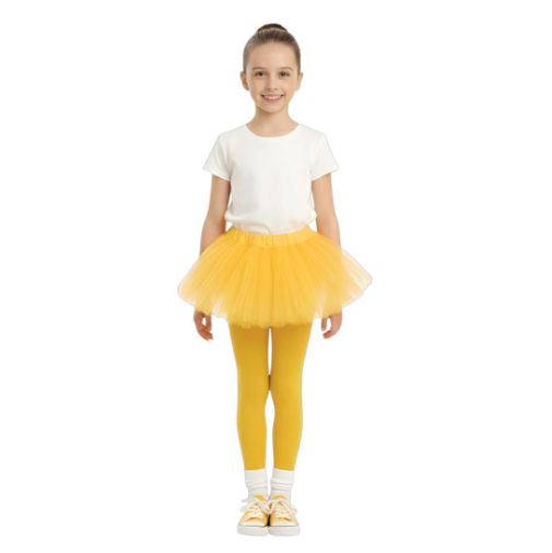 Yellow Child Footless Tights