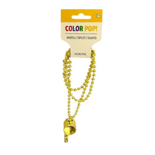 Yellow Whistle Necklace