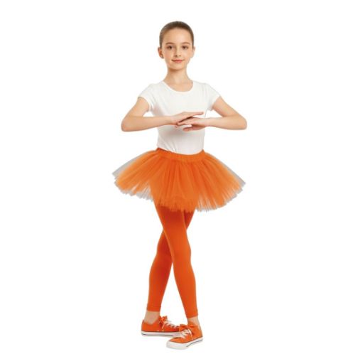 Orange Child Footless Tights