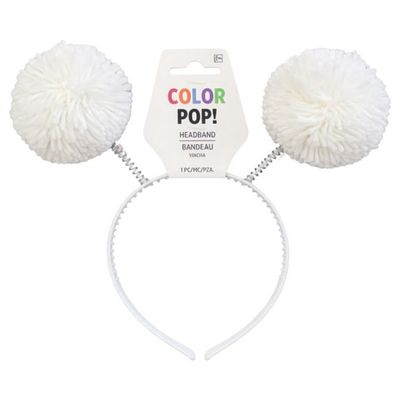 White Pom-pom Head Bopper