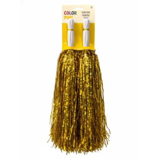 Gold Pom-poms 2ct