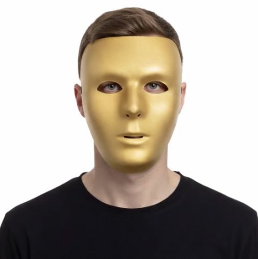 Gold Full Face Mask
