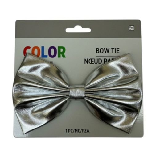 Silver Bow Tie