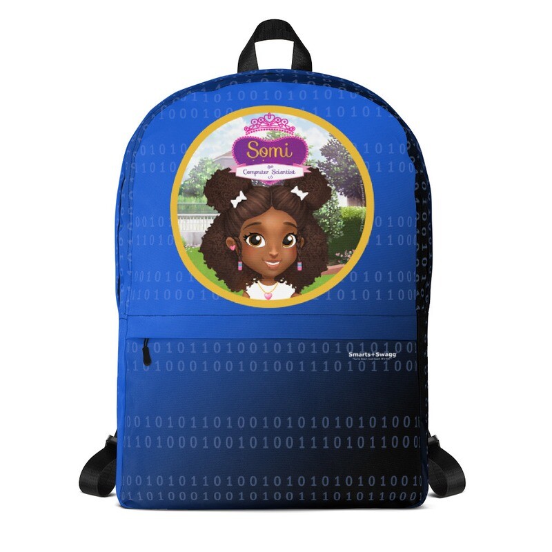 Somi Blue Laptop Backpack