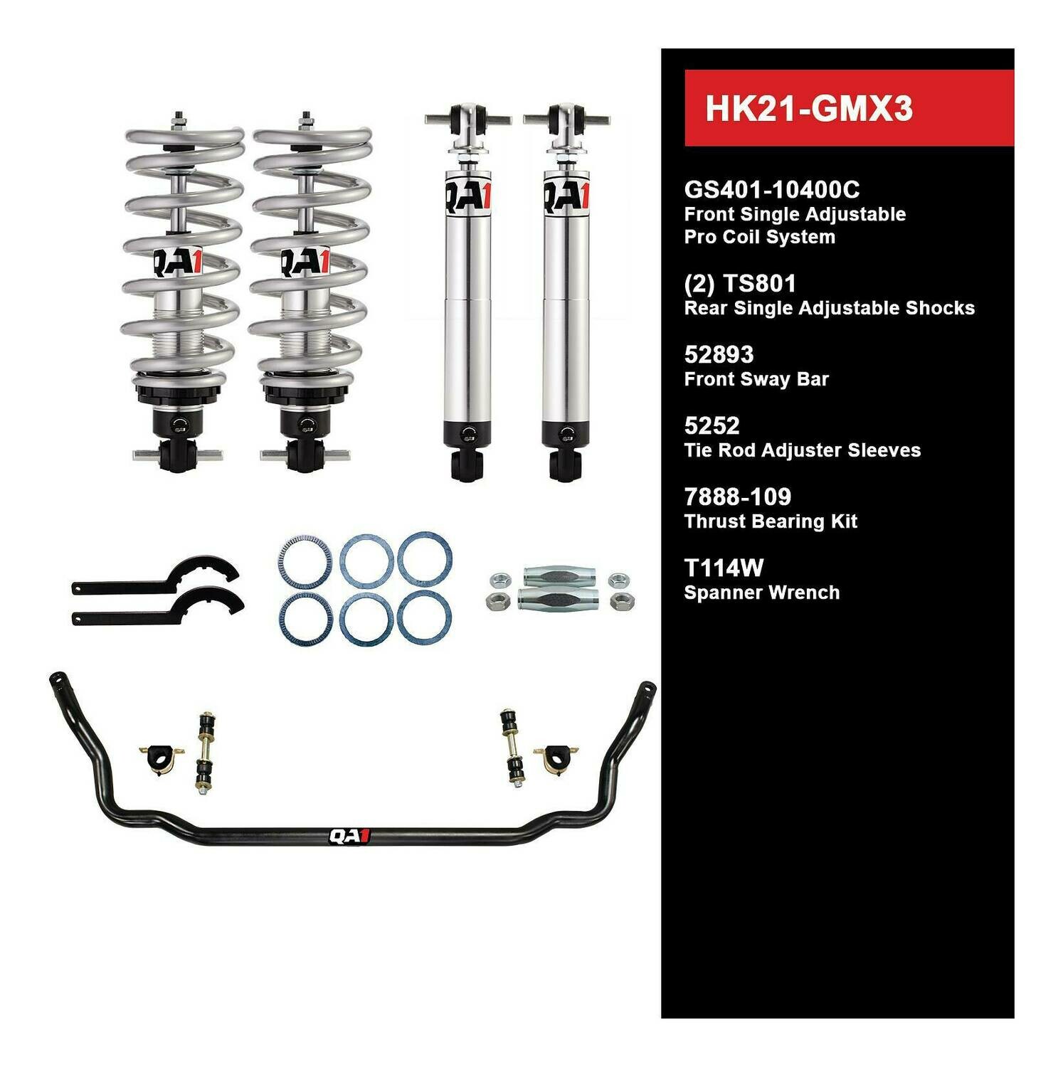 QA1 Level 1 Handling Kit for 75-79 GM X-Body