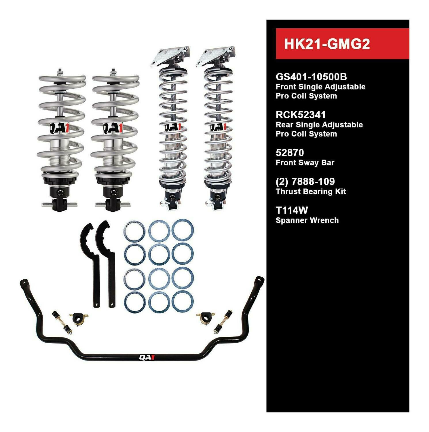 QA1 Level 1 Handling Kit for 69-72 Grand Prix &amp; 70-72 Monte Carlo