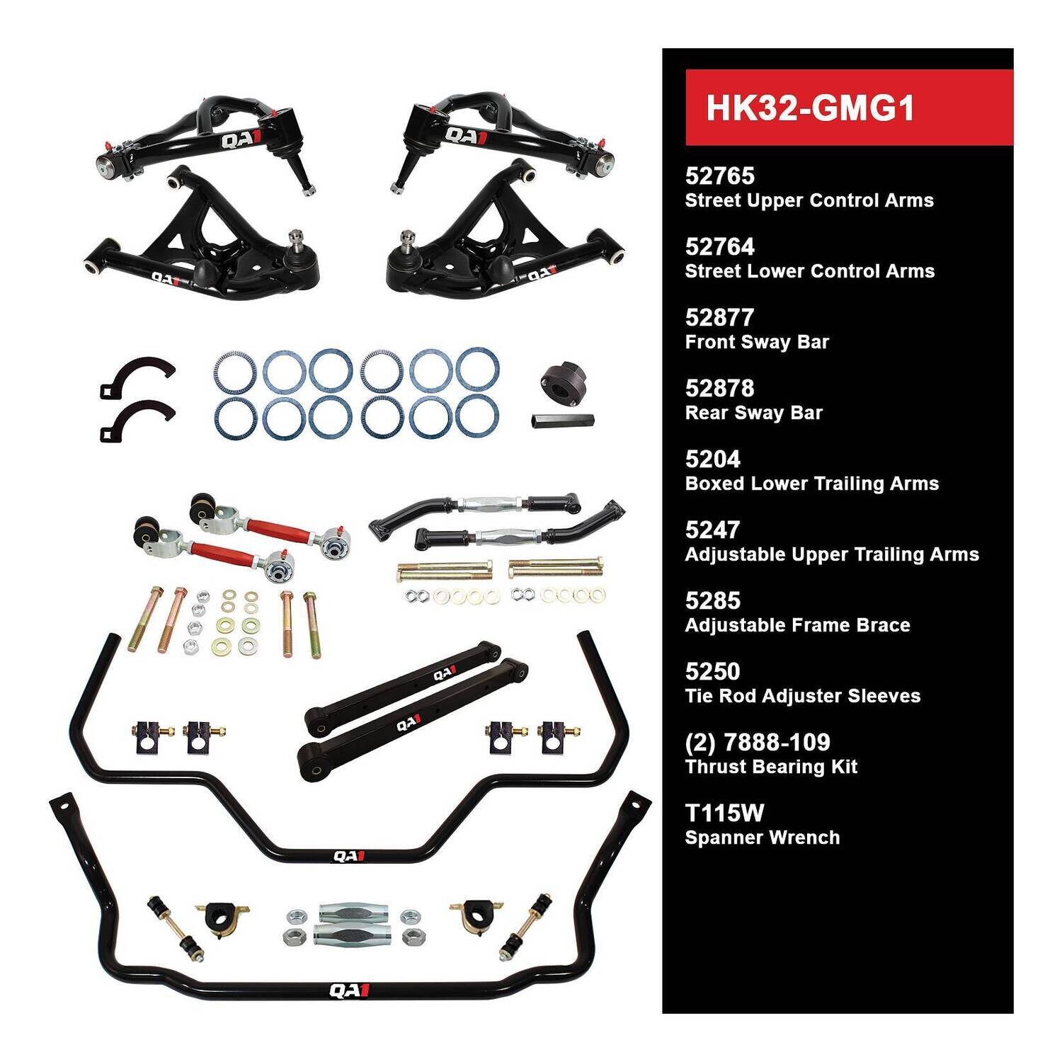 QA1 Level 2 Handling Kit for 78-88 GM G-Body Without Shocks