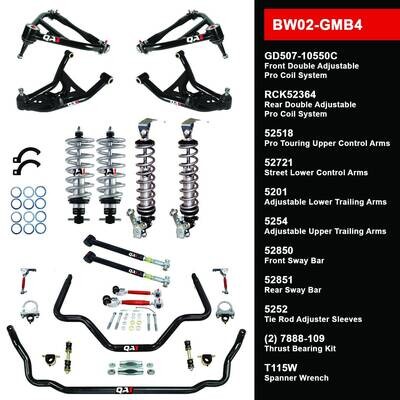 QA1 Level 2 Big Wheel Kit for 71-76 GM B-Body