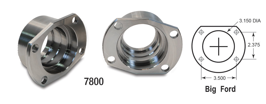 Big Ford Housing Ends - 1/2" Holes