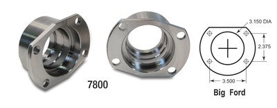 Big Ford Housing Ends - 1/2" Holes