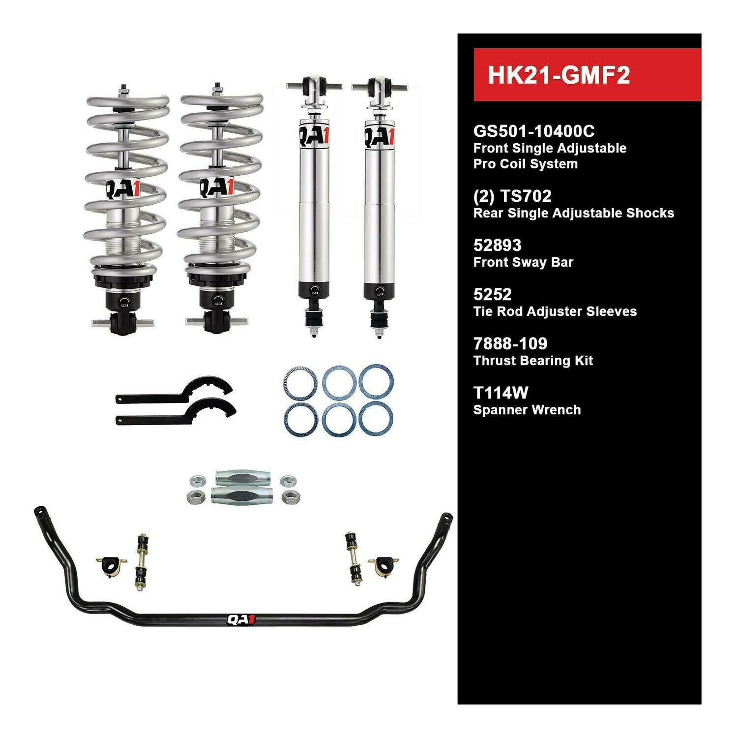 QA1 Level 1 Handling Kit for 70-81 GM F-Body