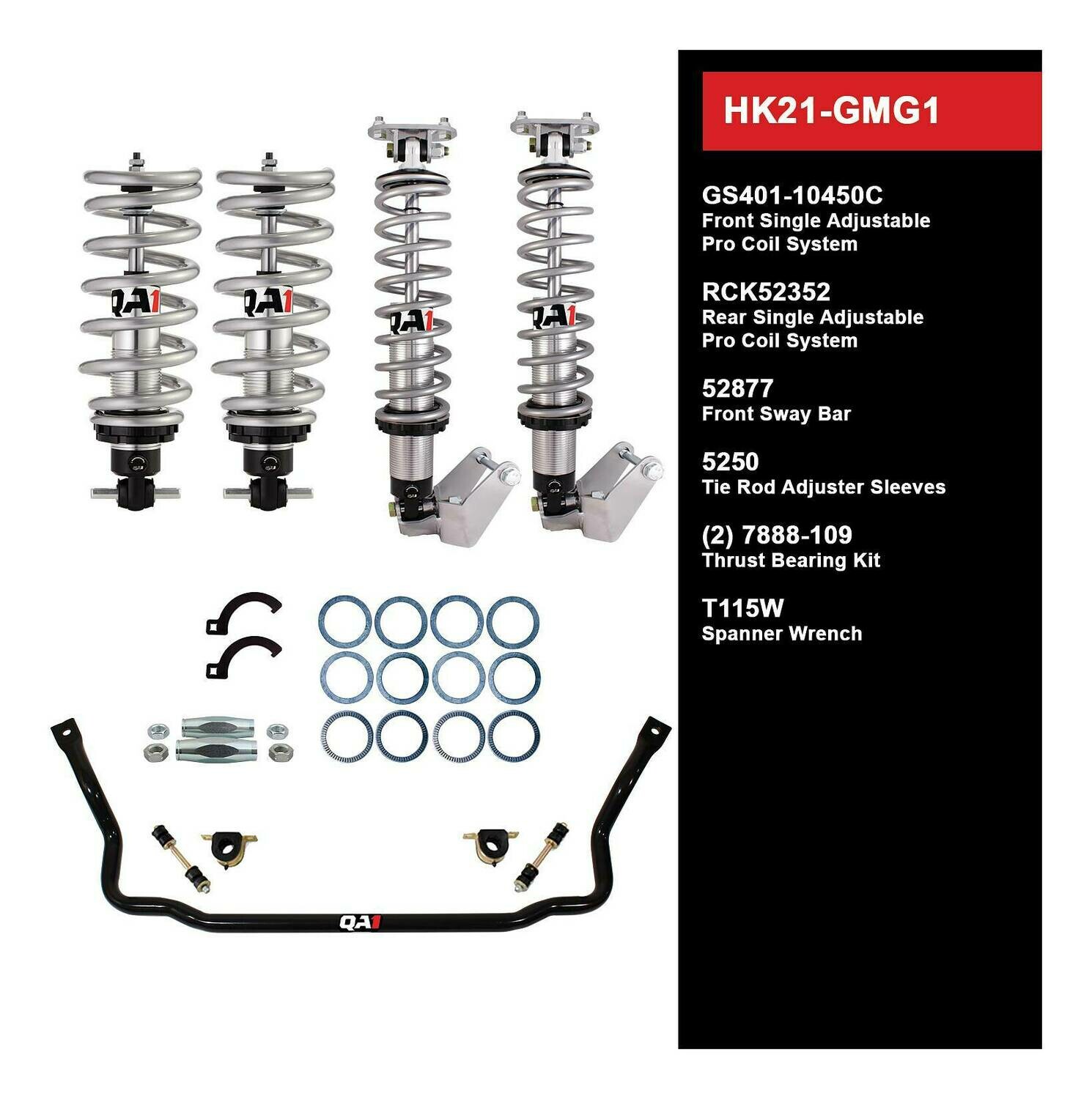 QA1 Level 1 Handling Kit for 78-88 GM G-Body