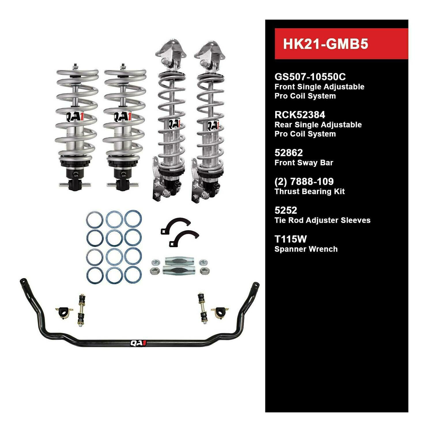 QA1 Level 1 Handling Kit for 94-96 GM B-Body